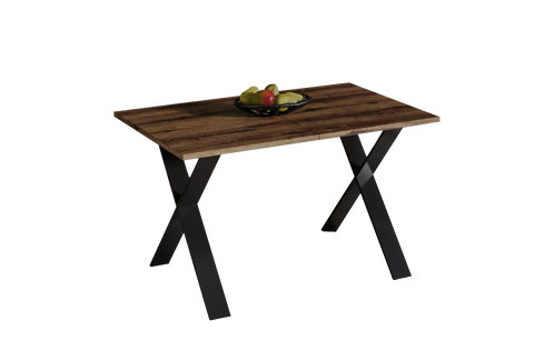 Ausziehbarer Esstisch "X" 130-210xm (Eiche Monastery) von Endo-Möbel bei coso-home