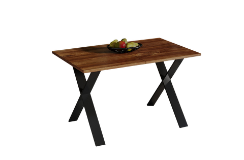 Ausziehbarer Esstisch "X" 130-210xm (Eiche Stirling) von Endo-Möbel bei coso-home