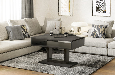 Couchtisch "Tilo" 100cm (Beton Dunkel) von Endo-Möbel bei coso-home