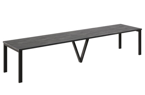 Ausziehbarer Esstisch "Titan" 130-405cm (Beton Dunkel) von Endo-Möbel bei coso-home