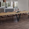 Ausziehbarer Esstisch "Titan" 130-405cm (Eiche Craft Gold) von Endo-Möbel bei coso-home