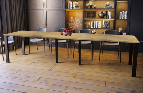 Ausziehbarer Esstisch "Vast" 130-330cm (Eiche Natur) von Endo-Möbel bei coso-home