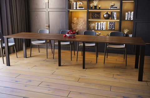 Ausziehbarer Esstisch "Vast" 130-330cm (Eiche Stirling) von Endo-Möbel bei coso-home