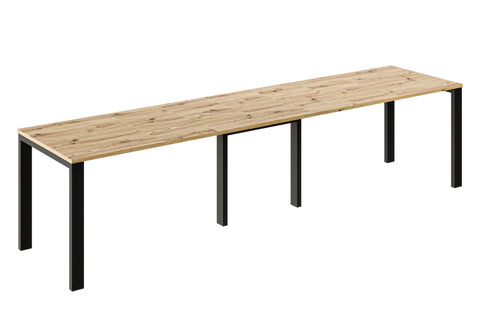 Ausziehbarer Esstisch "Vast" 130-330cm (Eiche Artisan) von Endo-Möbel bei coso-home