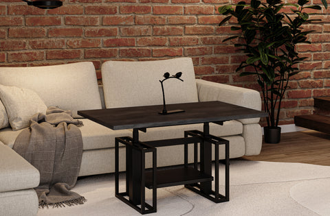 Couchtisch "Victoria" 110-170cm (Beton Dunkel) von Endo-Möbel bei coso-home