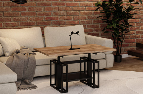 Couchtisch "Victoria" 110-170cm(Eiche Craft Gold) von Endo-Möbel bei coso-home