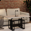 Couchtisch "Victoria" 110-170cm (Kaschmir Beige) von Endo-Möbel bei coso-home