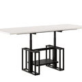 Couchtisch "Victoria" 110-170cm (Weiß Hochglanz) von Endo-Möbel bei coso-home