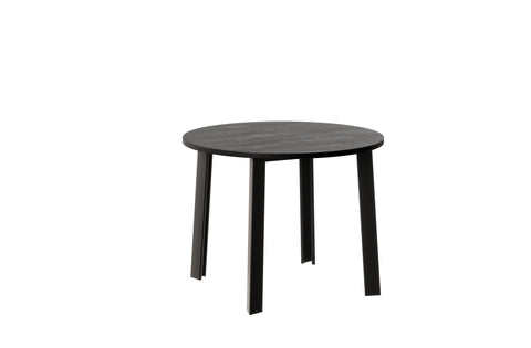 Ausziehbarer runder Esstisch "Wenus" 100-206cm (Beton Dunkel) von Endo-Möbel bei coso-home