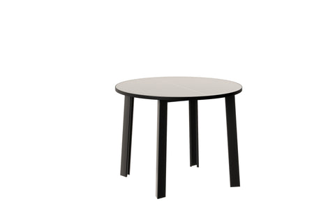 Ausziehbarer runder Esstisch "Wenus" 100-206cm (Kaschmir Beige) von Endo-Möbel bei coso-home