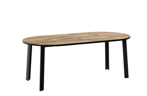 Ausziehbarer runder Esstisch "Wenus" 100-206cm von Endo-Möbel bei coso-home