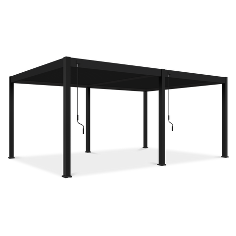 Gutroof Pergola "Deluxe" 3,6x6m - manuell, Aluminium, Anthrazit von Gutroof bei coso-home
