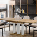 Ausziehbarer Esstisch "Appia White" 130-210cm (Eiche Artisan) von Endo-Möbel bei coso-home