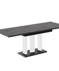 Ausziehbarer Esstisch "Appia White" 130-210cm (Beton Dunkel) von Endo-Möbel bei coso-home