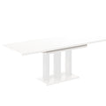 Ausziehbarer Esstisch "Appia White" 130-210cm (Weiß Hochglanz) von Endo-Möbel bei coso-home