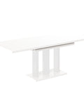 Ausziehbarer Esstisch "Appia White" 130-210cm (Weiß Hochglanz) von Endo-Möbel bei coso-home
