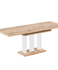 Ausziehbarer Esstisch "Appia White" 130-210cm (Eiche Evoke) von Endo-Möbel bei coso-home