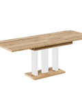 Ausziehbarer Esstisch "Appia White" 130-210cm (Eiche Wotan) von Endo-Möbel bei coso-home