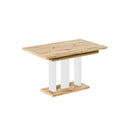 Ausziehbarer Esstisch "Appia White" 130-210cm (Eiche Artisan) von Endo-Möbel bei coso-home