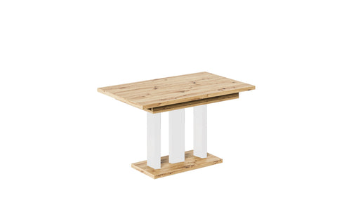 Ausziehbarer Esstisch "Appia White" 130-210cm (Eiche Artisan) von Endo-Möbel bei coso-home