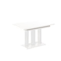 Ausziehbarer Esstisch "Appia White" 130-210cm (Weiß Hochglanz) von Endo-Möbel bei coso-home
