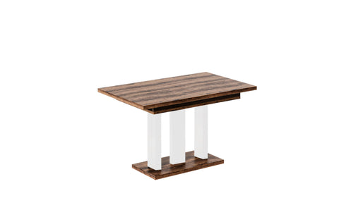 Ausziehbarer Esstisch "Appia White" 130-210cm (Eiche Monastery) von Endo-Möbel bei coso-home