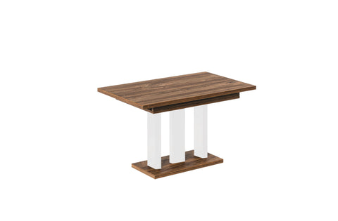 Ausziehbarer Esstisch "Appia White" 130-210cm (Eiche Stirling) von Endo-Möbel bei coso-home