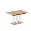 Ausziehbarer Esstisch "Appia White" 130-210cm (Eiche Wotan) von Endo-Möbel bei coso-home