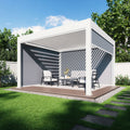 Gutroof Pergola "Deluxe" 3,6x4m - elektrisch, LED, Weiß von Gutroof bei coso-home