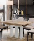 Ausziehbarer Esstisch "Appia White" 130-210cm (Eiche Cremona) von Endo-Möbel bei coso-home