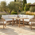 Furrore Gartenlounge MARIGOLD Dining 8-Sitzer mit Tisch & 2 Sesseln von FURRORE bei coso-home