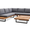 Bjorkka Gartenlounge-Set "LOARA CAFFE" Akazienholz Teak-Design von Bjorkka bei coso-home