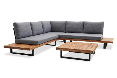Bjorkka Gartenlounge-Set "LOARA CAFFE" Akazienholz Teak-Design von Bjorkka bei coso-home