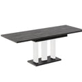 Ausziehbarer Esstisch "Appia White" 130-210cm (Beton Dunkel) von Endo-Möbel bei coso-home