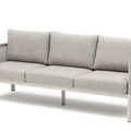 Bjorkka Gartenlounge-Set GENEVA PREMIUM Aluminium mit Rope Geflecht & Sinterstein-Tisch, Melange Grau
