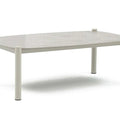 Bjorkka Gartenlounge-Set GENEVA PREMIUM Aluminium mit Rope Geflecht & Sinterstein-Tisch, Melange Grau