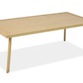 Bjorkka Gartenlounge-Set LOARA CAFFE Holz-Optik Stahl 4-tlg. Skandinavisch