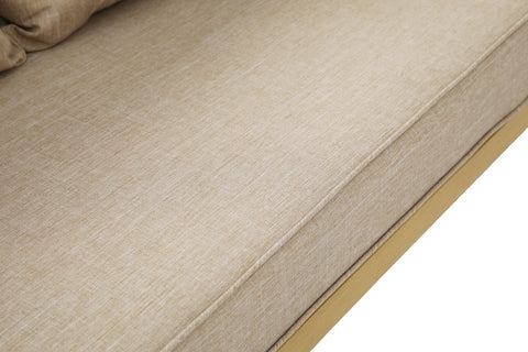 Bjorkka Gartenlounge-Set LOARA CAFFE Holz-Optik Stahl 4-tlg. Skandinavisch
