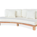 Bjorkka Gartenlounge-Set LUMIA CAFFE Akazienholz Beige 442x96cm