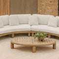 Bjorkka Gartenlounge-Set LUMIA CAFFE Akazienholz Beige 442x96cm