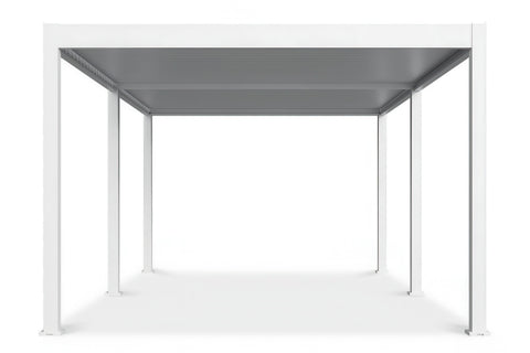 Gutroof Pergola "Deluxe Automatic" 3,6x6m - elektrisch, LED, Weiß von Gutroof bei coso-home