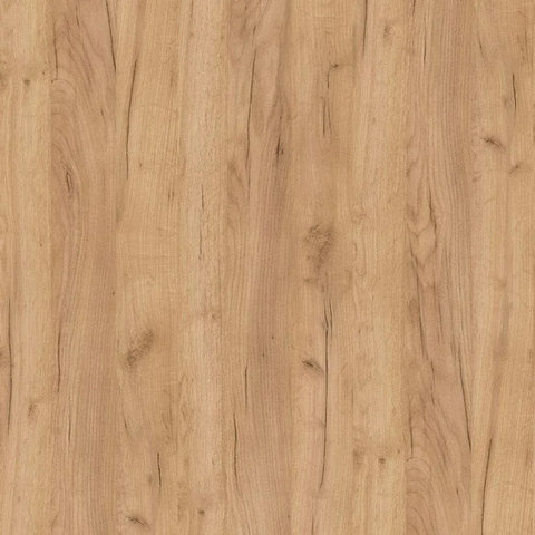 Essgruppe Appia White - Eiche Craft Gold mit 6 Stühlen in Chenille Cremeweiß für 6 Personen