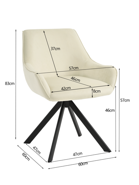 Essgruppe Dunaj - Eiche Craft Gold mit 14 Stühlen in Samt Cremeweiß für 14 Personen