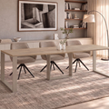 Ausziehbarer Esstisch Borys 130-210 x 80 cm für 4 6 8 Personen, Eiche Cremona, Kufengestell Kaschmir matt, Bild 1