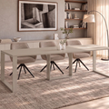 Ausziehbarer Esstisch Borys 130-210 x 80 cm für 4 6 8 Personen, Kaschmir, Kufengestell Kaschmir matt, Bild 1