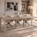 Ausziehbarer Esstisch Borys Max 130-250 x 85 cm für 4 6 8 10 Personen, Eiche Cremona, Kufengestell Kaschmir matt, Bild 1