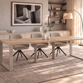 Ausziehbarer Esstisch Borys Max 130-250 x 85 cm für 4 6 8 10 Personen, Eiche Evoke, Kufengestell Kaschmir matt, Bild 1