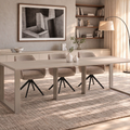 Ausziehbarer Esstisch Borys 130-250 x 80 cm für 4 6 8 10 Personen, Kaschmir, Kufengestell Kaschmir matt, Bild 1