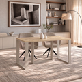 Ausziehbarer Esstisch Borys Bis 130-310 x 90 cm für 4 6 8 10 12 Personen, Eiche Artisan, Kufengestell Kaschmir matt, Bild 2