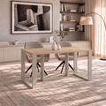 Ausziehbarer Esstisch Borys Max 130-250 x 85 cm für 4 6 8 10 Personen, Eiche Evoke, Kufengestell Kaschmir matt, Bild 2